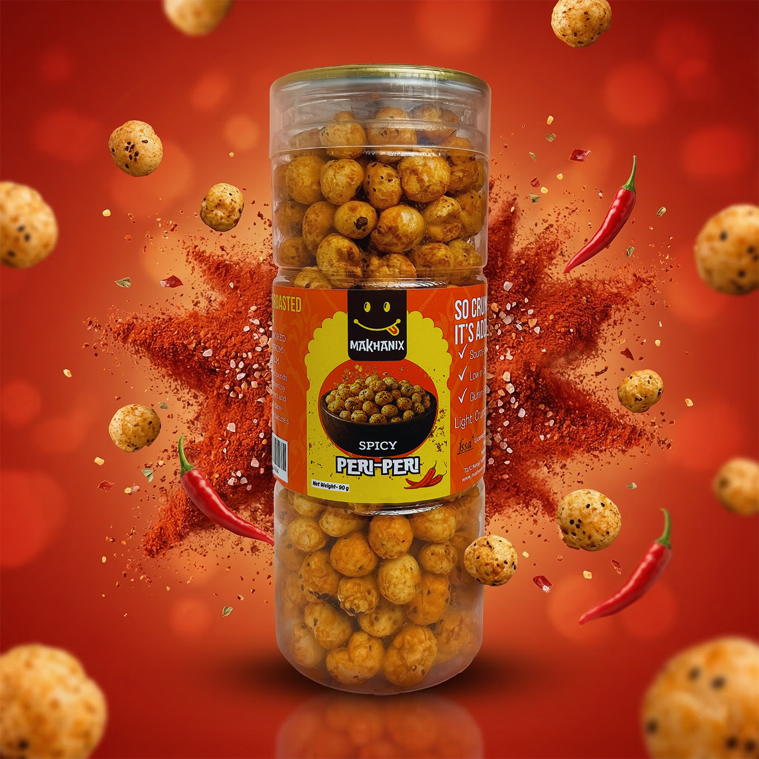 Peri Peri Flavoured Makhana (90g) view 2