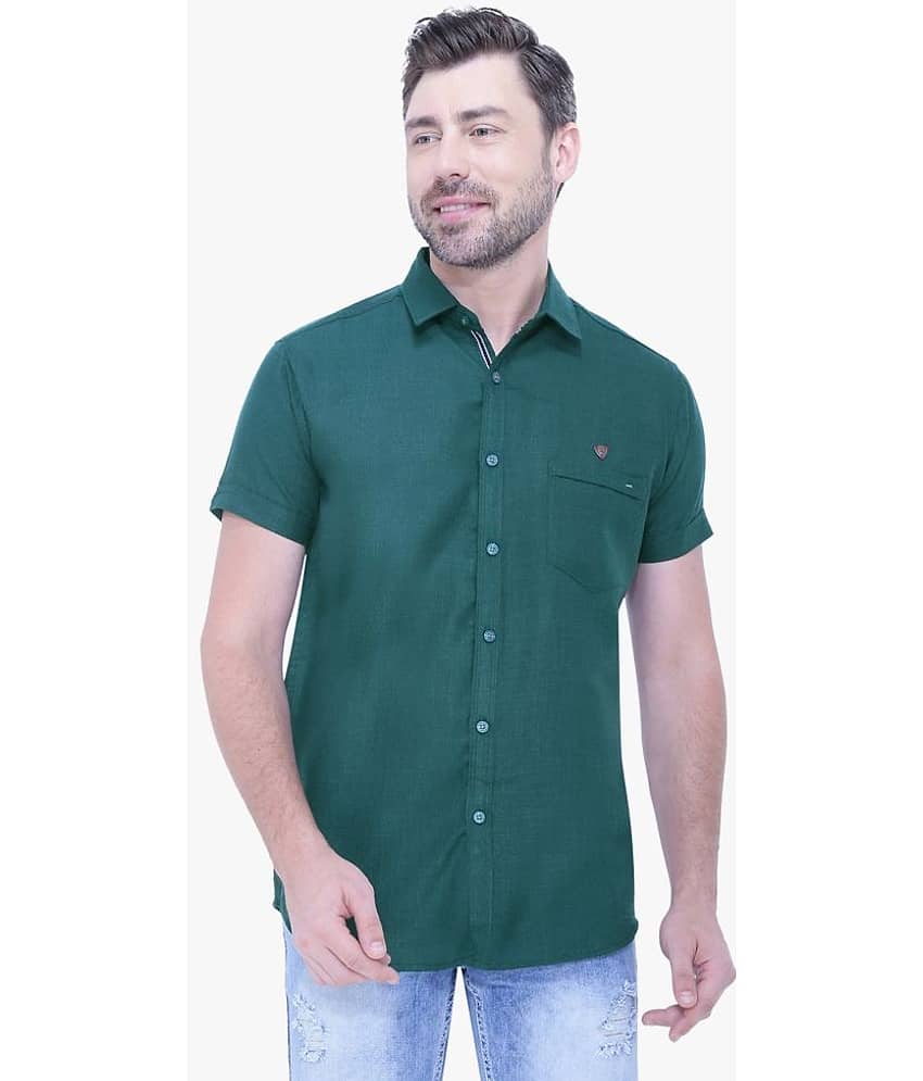 Kuons Avenue - Pink Linen Slim Fit Men's Casual Shirt ( Pack of 1 )