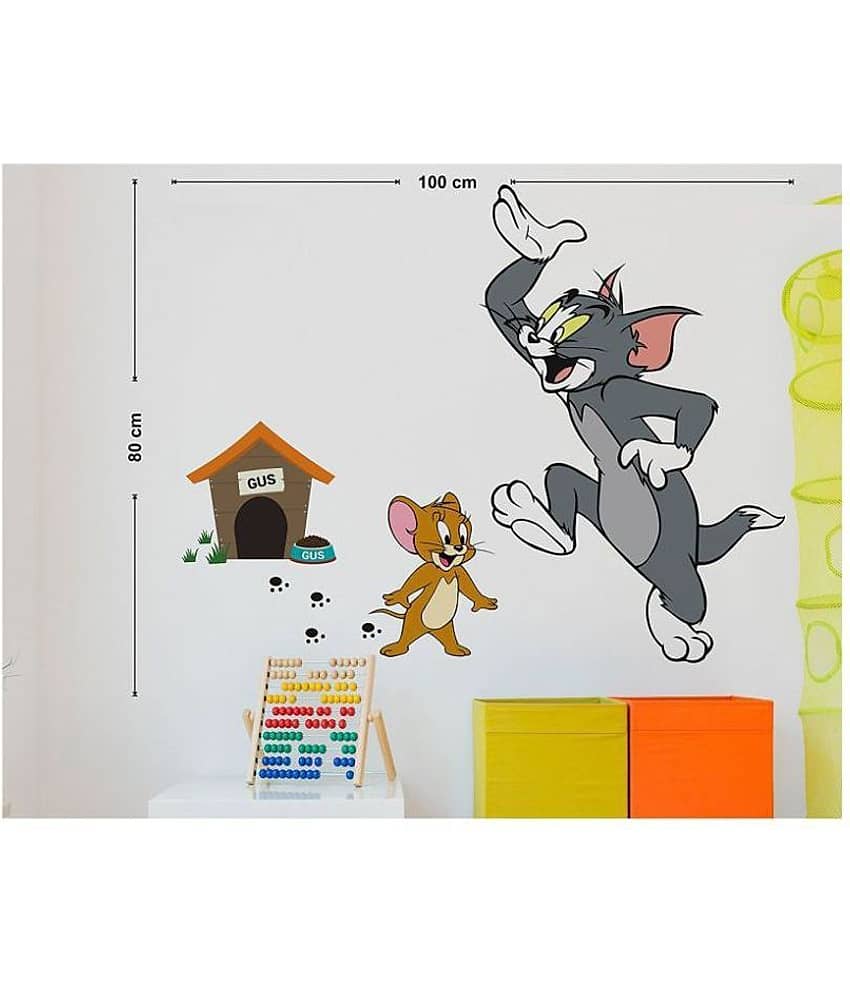 Asmi Collection Cartoon Cartoon Characters Sticker ( 80 x 100 cms ) view 2