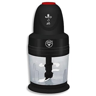 Starly ProChop 300 Watts Electric Vegetable Chopper 500ml ChopNStore Bowl Twin Blade Technology 100 Copper Motor OneTouch Operation Dice Mince Blend in Seconds Black