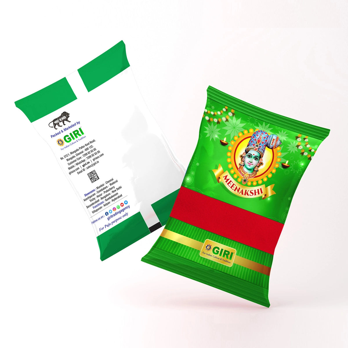 Giri Thazhampoo Kumkum | Sindoor | Red Colour | Thalampoo Kumkuma for Pooja 250 gram view 2
