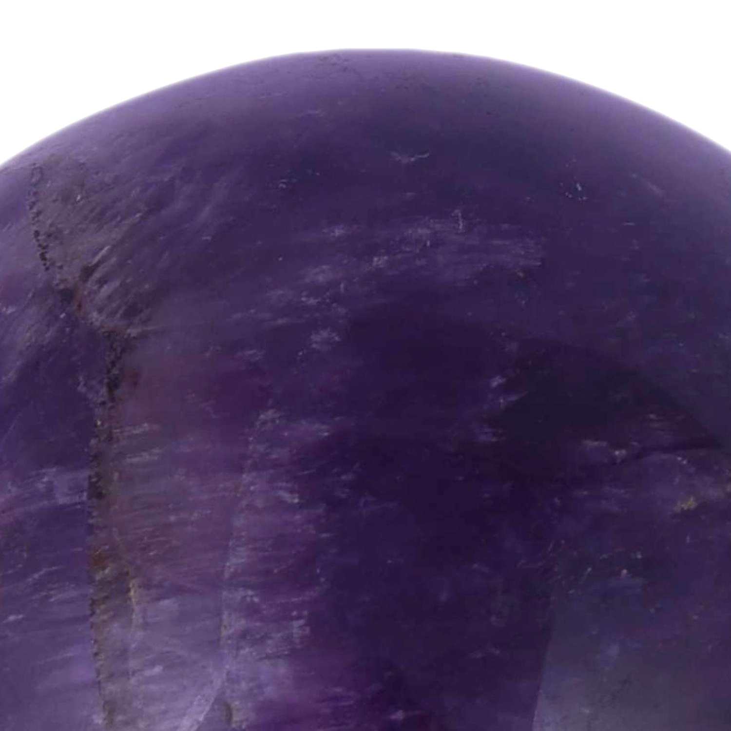 Amethyst Stone Sphere Ball | Amethyst Stone Crystal Sphere Ball, Healing Crystal Handcarved Crystal Stone Sphere Ball, Polished Feng Shui Crystal Ball for Reiki, Healing, Vastu(KI_20) by Krishna Impex view 2