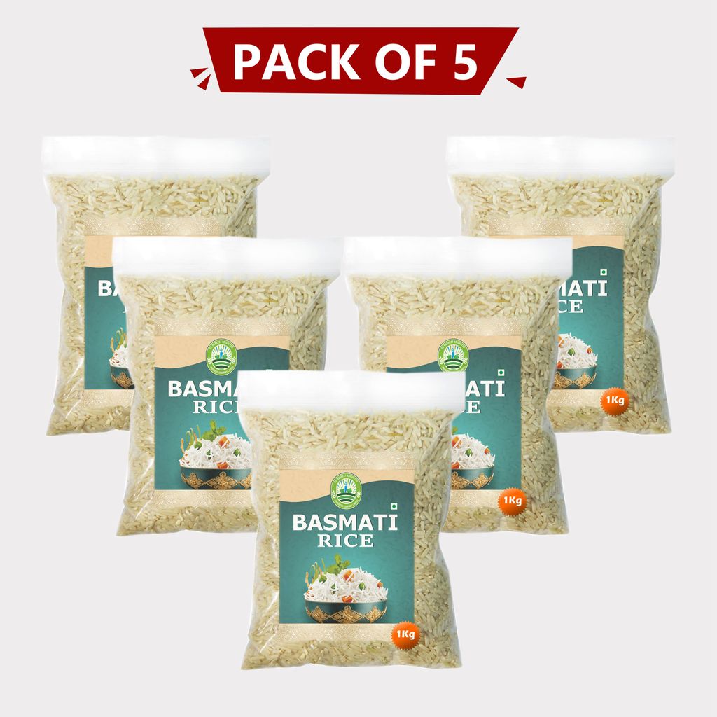 Basamti Rice - 1 kg (pack of 5)