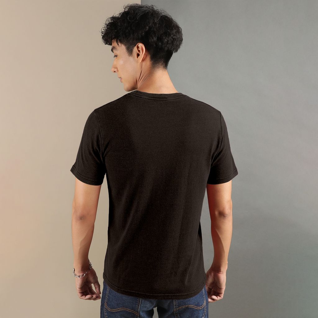 Ftx Men Printed Roundneck Cotton Rich Half Sleeve Tshirt view 2