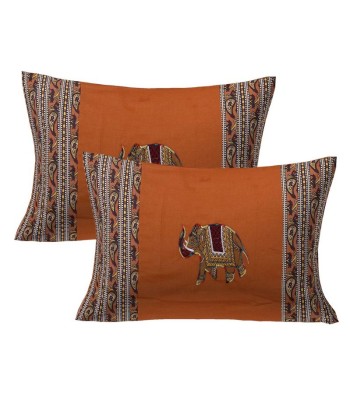 Traditional Embroidery Patchwork Sanganeri Cotton Double Bed Sheet view 2