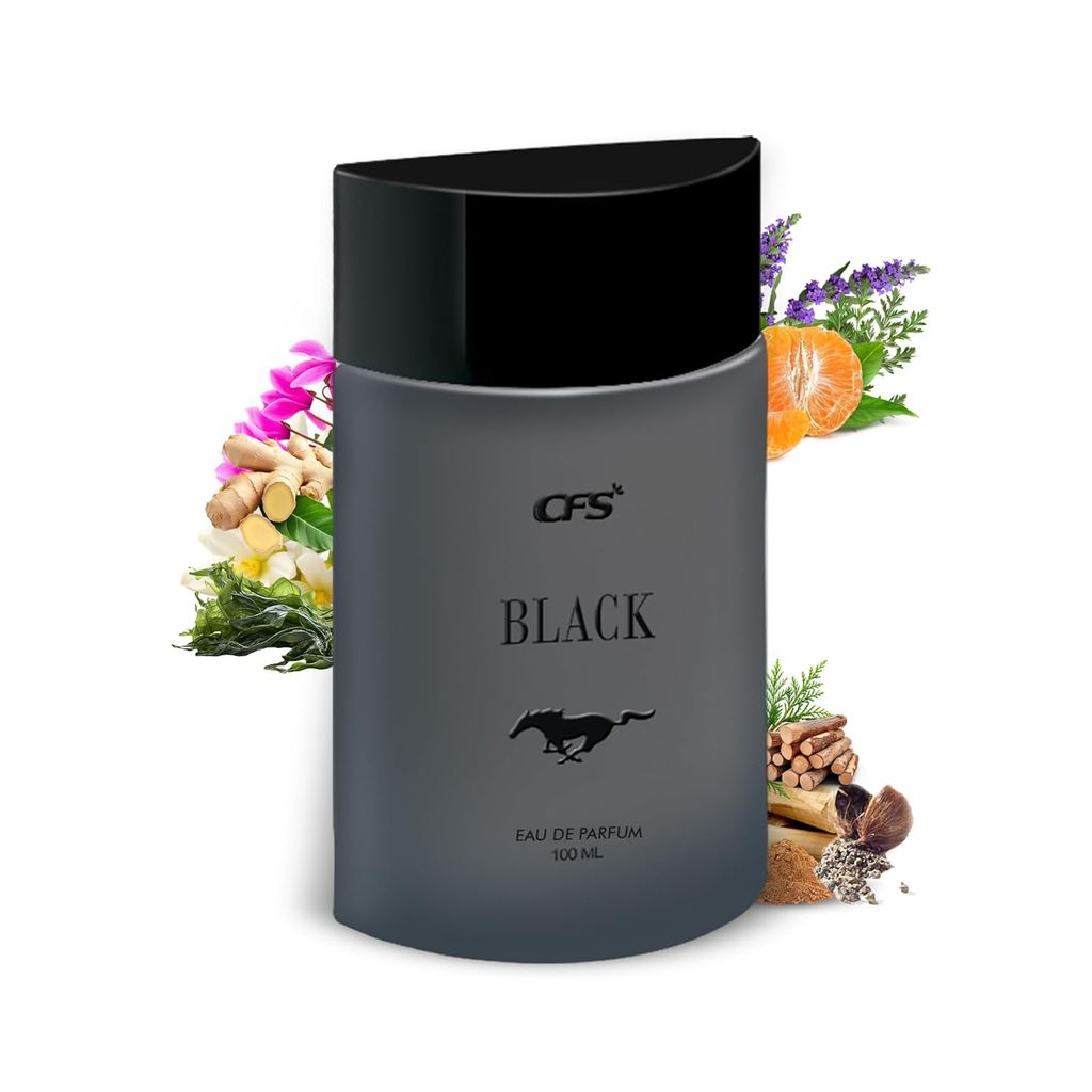 CFS Black Eau De Parfum Long Lasting EDP for Men and Women 100ml view 2