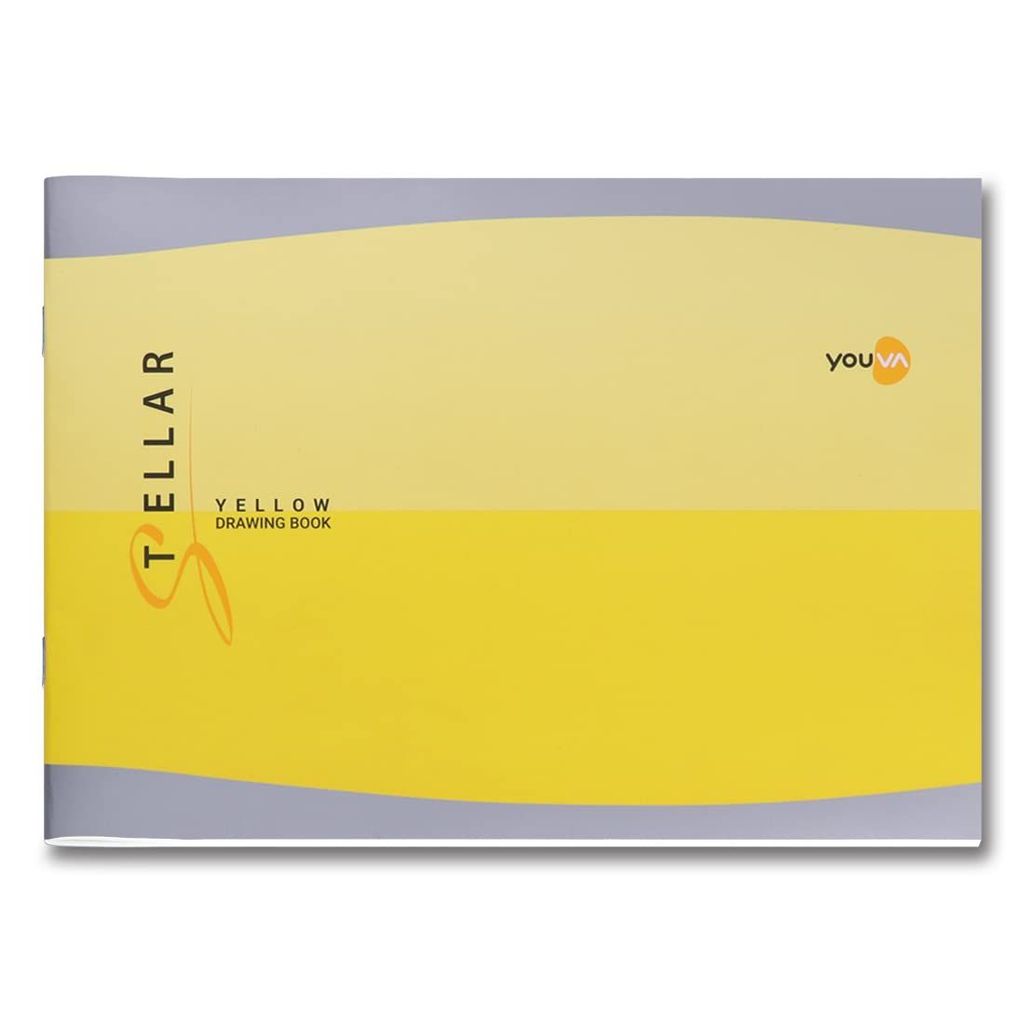 Navneet Youva | Stellar Yellow Drawing Book for Students and Budding Artists | Size: A4 Size - 21 cm x 29.7 cm | 36 Pages | Pack of 3 view 2