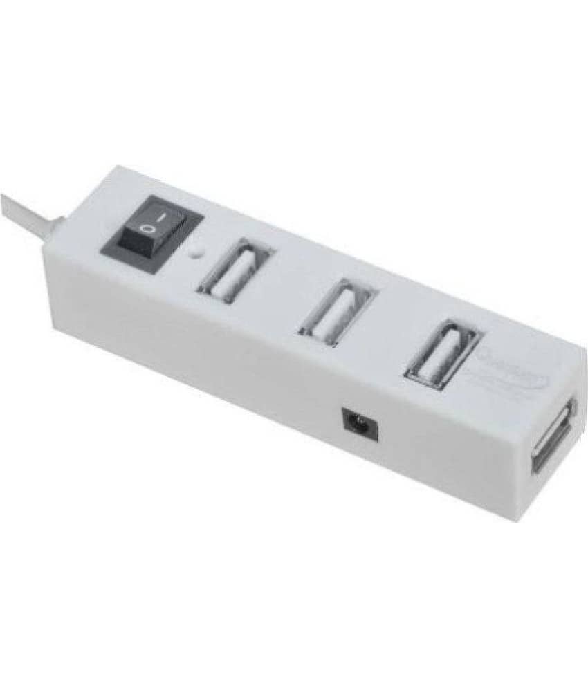 Quantum 4 port USB Hub *With LED indicator *With On/Off Switch view 2