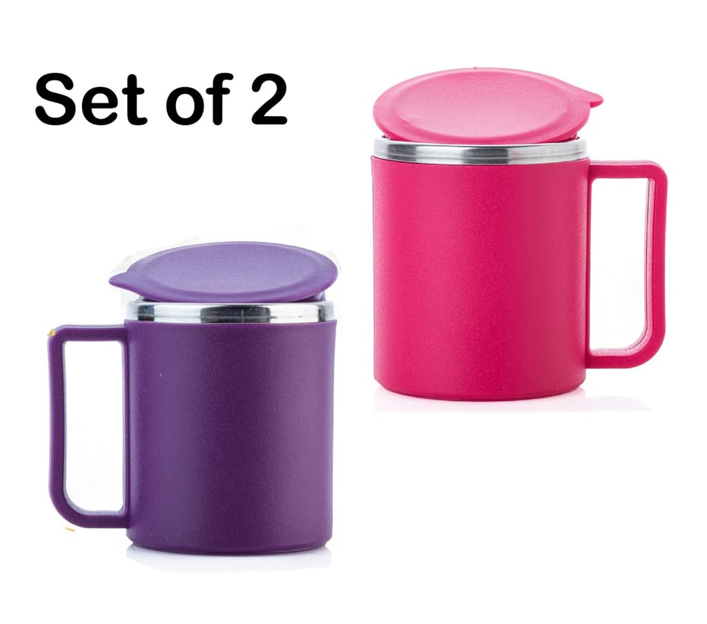 02 Pink + Purple Happy Mug view 2