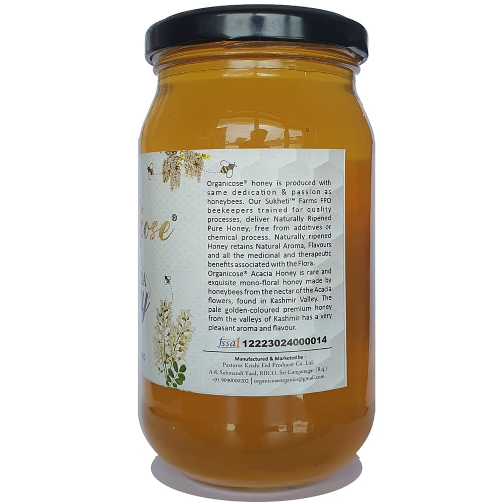 Organicose Acacia Honey 500gms
