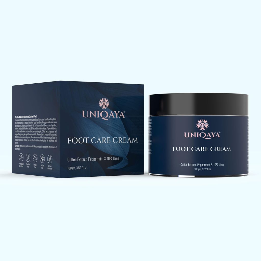 Uniqaya Foot Care Cream Repairs Cracked Heel | Crack Heel Repair Cream For Women & Men, Moisturizes Dry Feet, Combats Feet Odour & Infections view 2