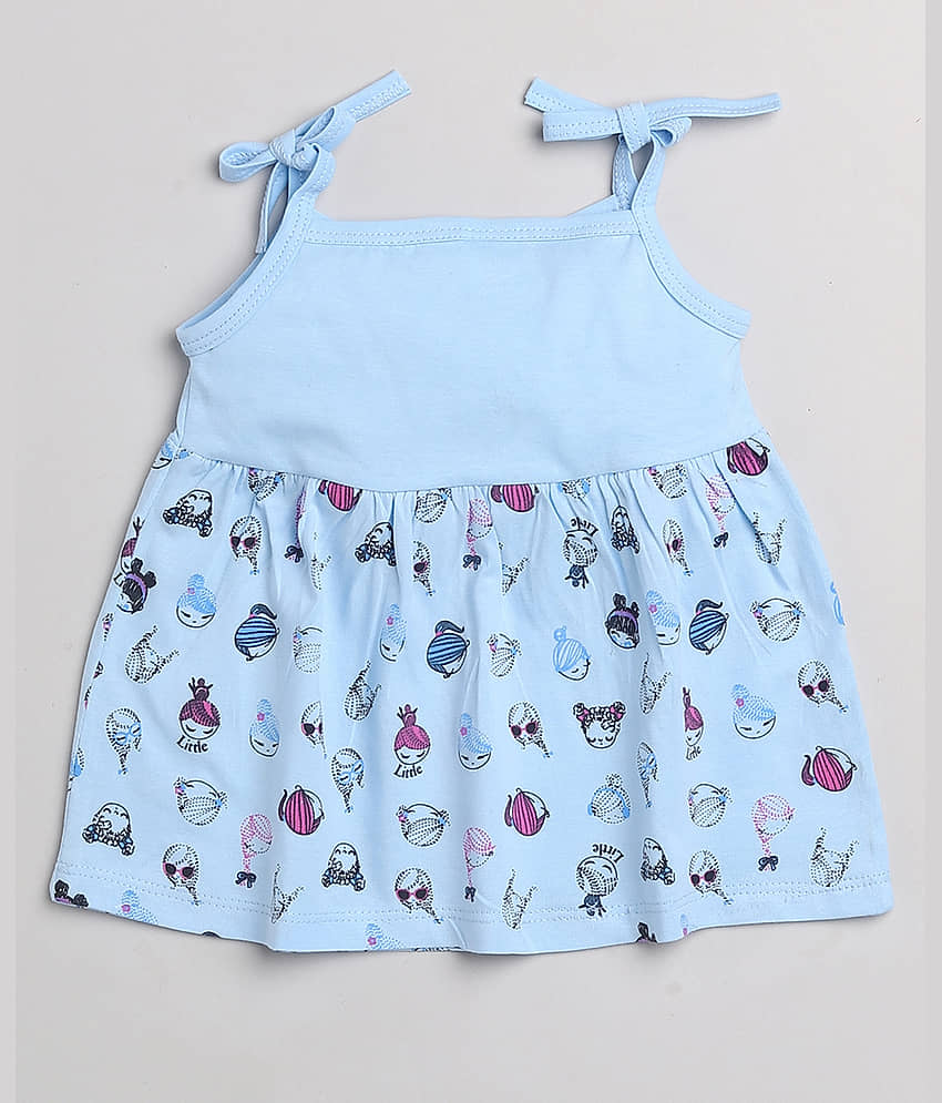 Mars Infiniti Pack of 3 Baby Girls Cotton Frock ( Yellow & Pink ) view 2