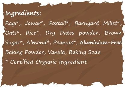 TummyFriendly Foods Millet Pancake Mix - Dates, Nuts, Seeds. Healthy Breakfast, 150 gm Each Cocoa Powder (Pack of 2) view 2