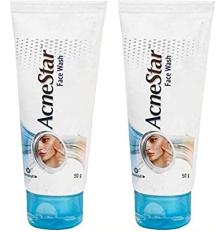 Mankind Acnestar Unisex Face Wash - (50 Gr 2 Pc) view 2