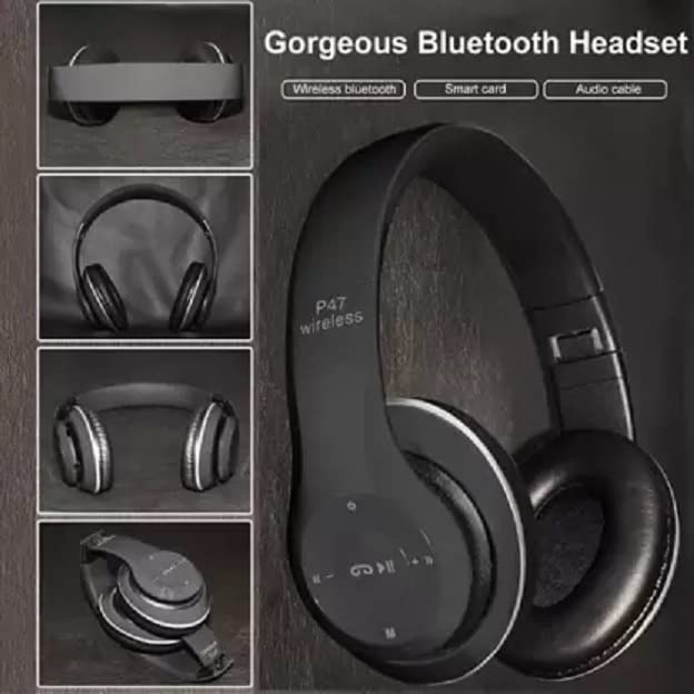 G2L P47 100% Best Audio Sound Quality Wireless Bluetooth Headphone with AUX Connected for All Device. view 2