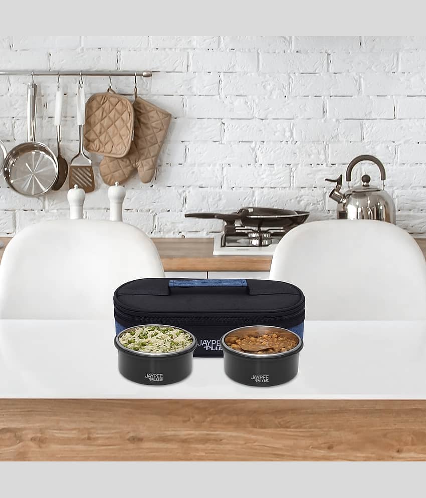 Jaypee Plus Micro Plus Stainless Steel Lunch Box 2 - Container ( Pack of 2 ) view 2