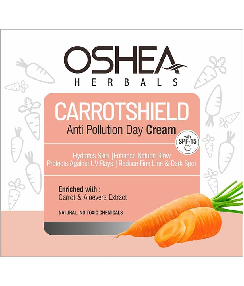 Oshea Herbals Carrotshield Anti-Pollution Day Cream 50Grams view 2