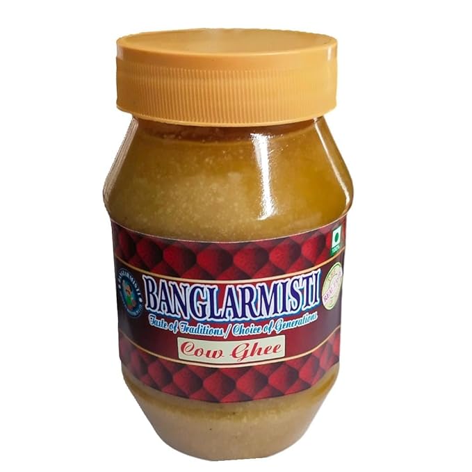 BANGLARMISTI Desi Cow Ghee | Pure & Homemade | Rich Aroma, Danedar Texture, Delicious & Nutritious | Traditional Desi Gawa Ghee | 500g Pack | view 2