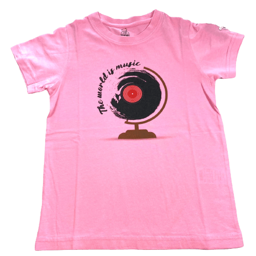 KUCHU Unisex Tshirt | Made of Super Combed Cotton-Modal Natural Fiber Better Than 100% Cotton| Soft & Breathable Fabric| Unique Digitally Printed Design |Vibrant Colour | World Is Music view 2