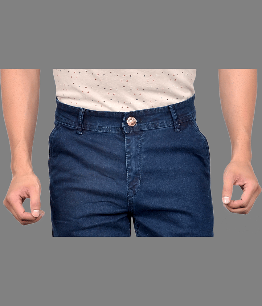 DWIDEN Slim Fit Basic Men's Jeans - Navy Blue ( Pack of 1 ) view 2