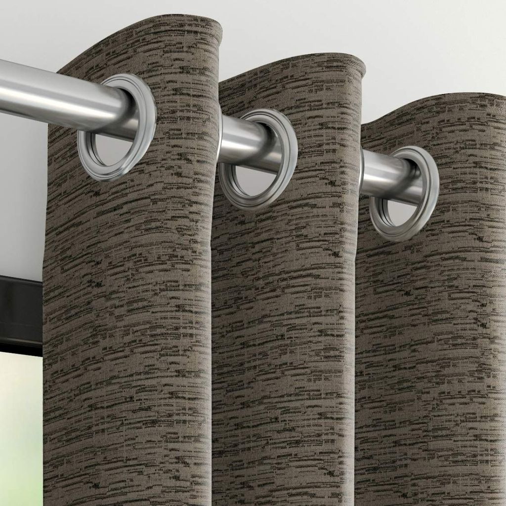 DDECOR Live beautiful 1 Piece of 9 Ft Curtain, Color : Grey view 2