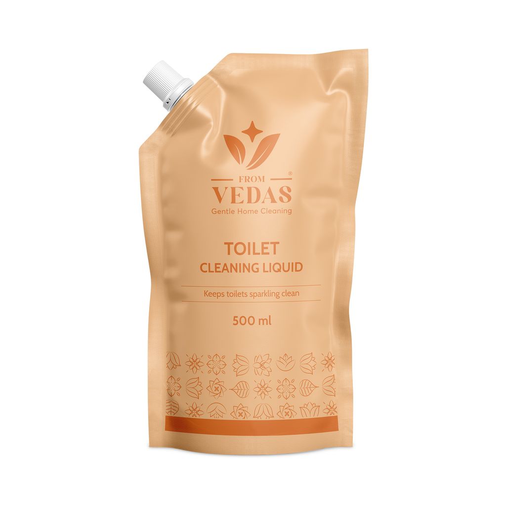 FromVedas Toilet Cleaner Liquid, | Advanced Thicker Formula | Removes Toughest Stains | Provides Long Lasting freshness- 500ml