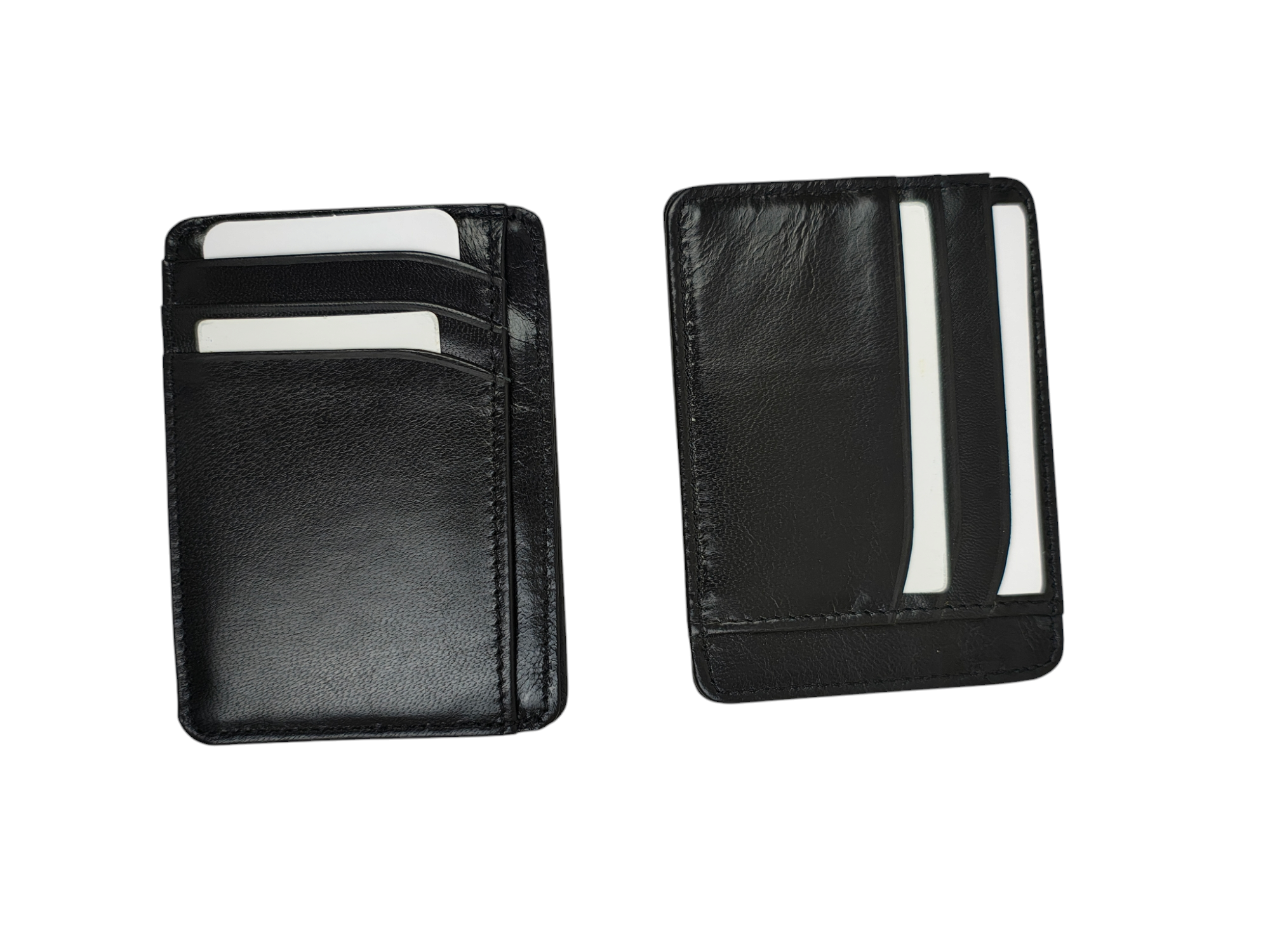 Master Crafts Leather Compact Card Holder - Black view 2