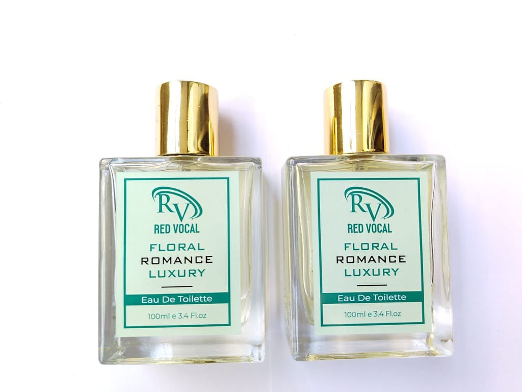 Red Vocal Floral Romance Luxury Eau De Toilette for Women – 100ml (Set of 2), Elegant & Long-Lasting Fragrance view 2
