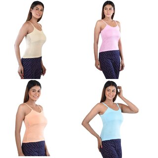 Ginash Women's Cotton Slips (Pack of 4) view 2