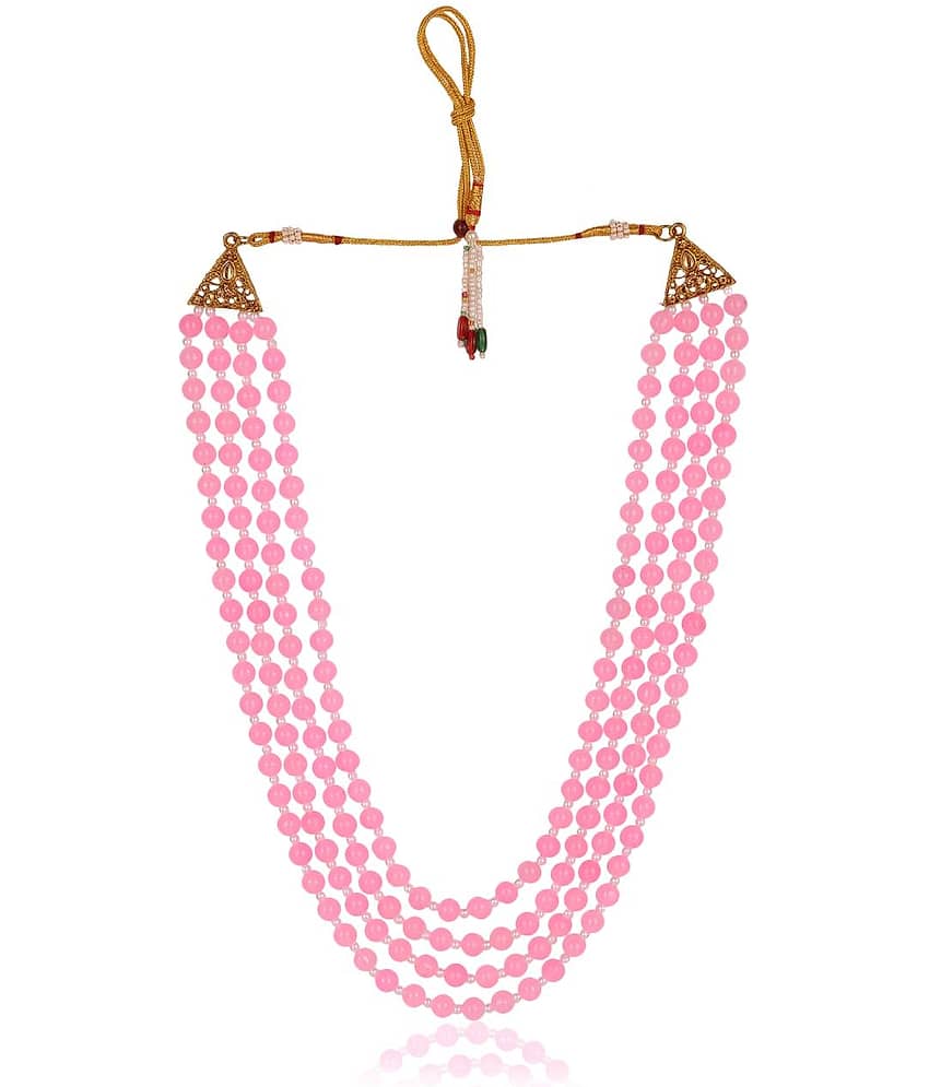 pearl beads Dulha groom sherwani Necklace/Moti Mala for Men for wedding | Exquisite Groom Mala | Perfect for Grooms view 2