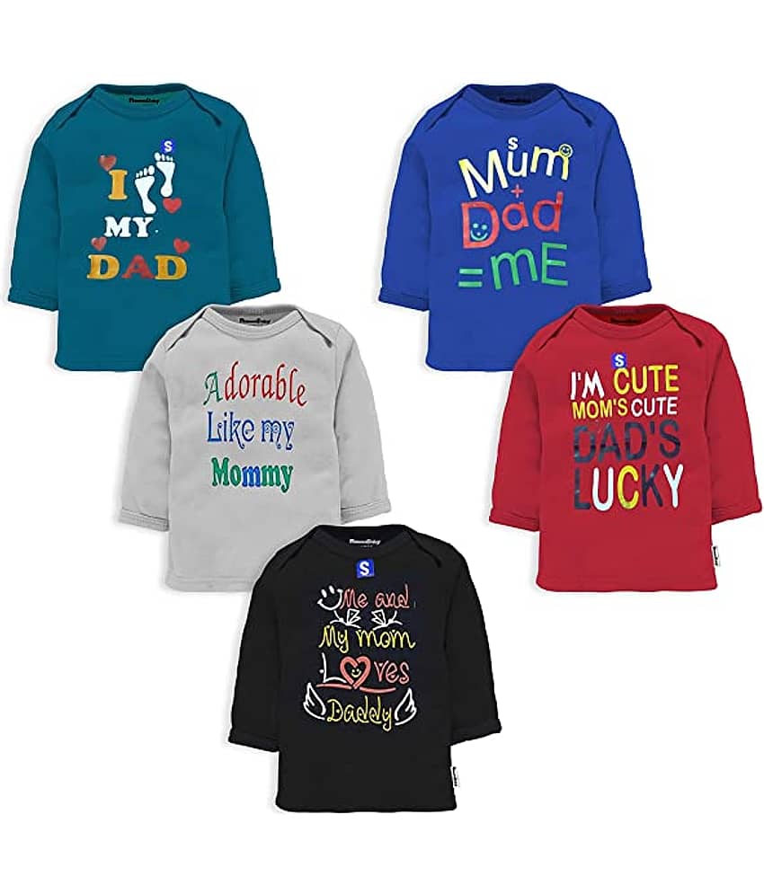 NammaBaby Pack of 5 Boys Cotton Sweatshirt ( Multi ) view 2