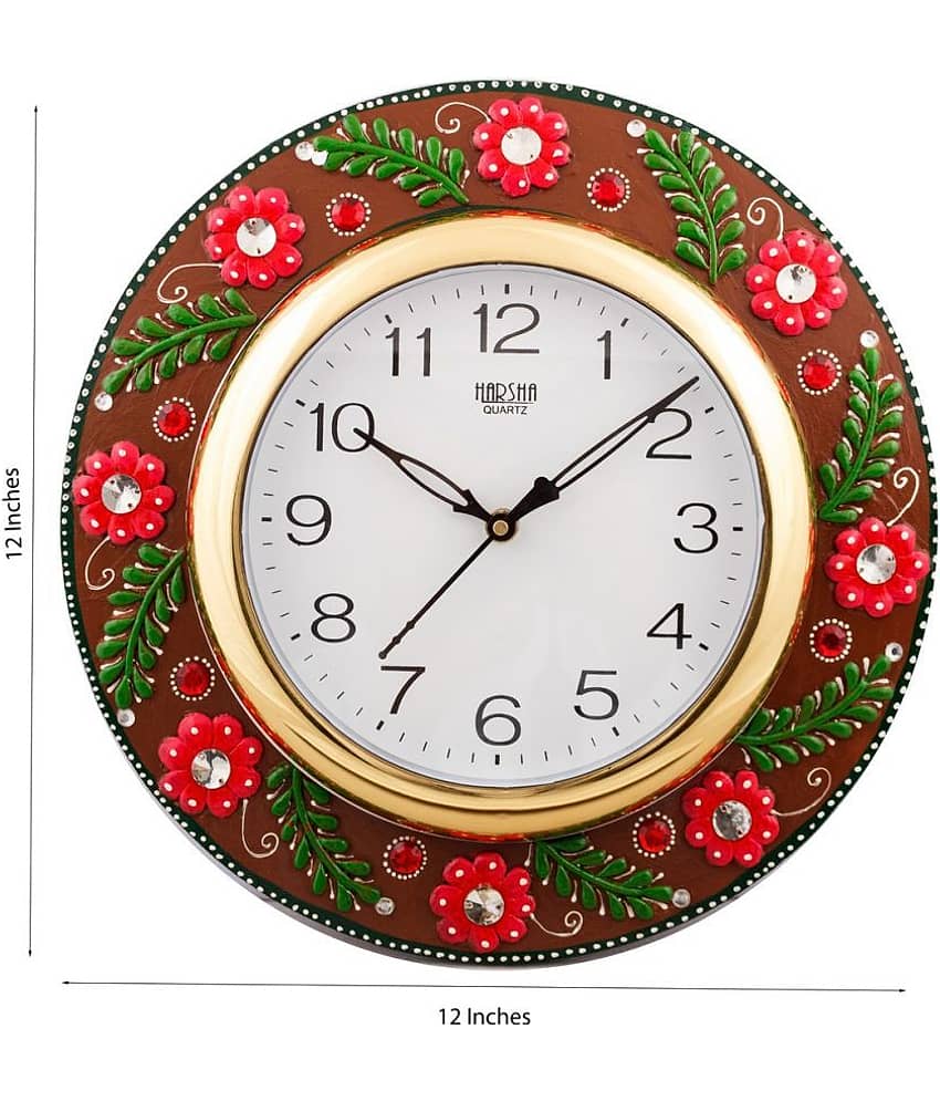 Ecraftindia Circular Analog Wall Clock view 2