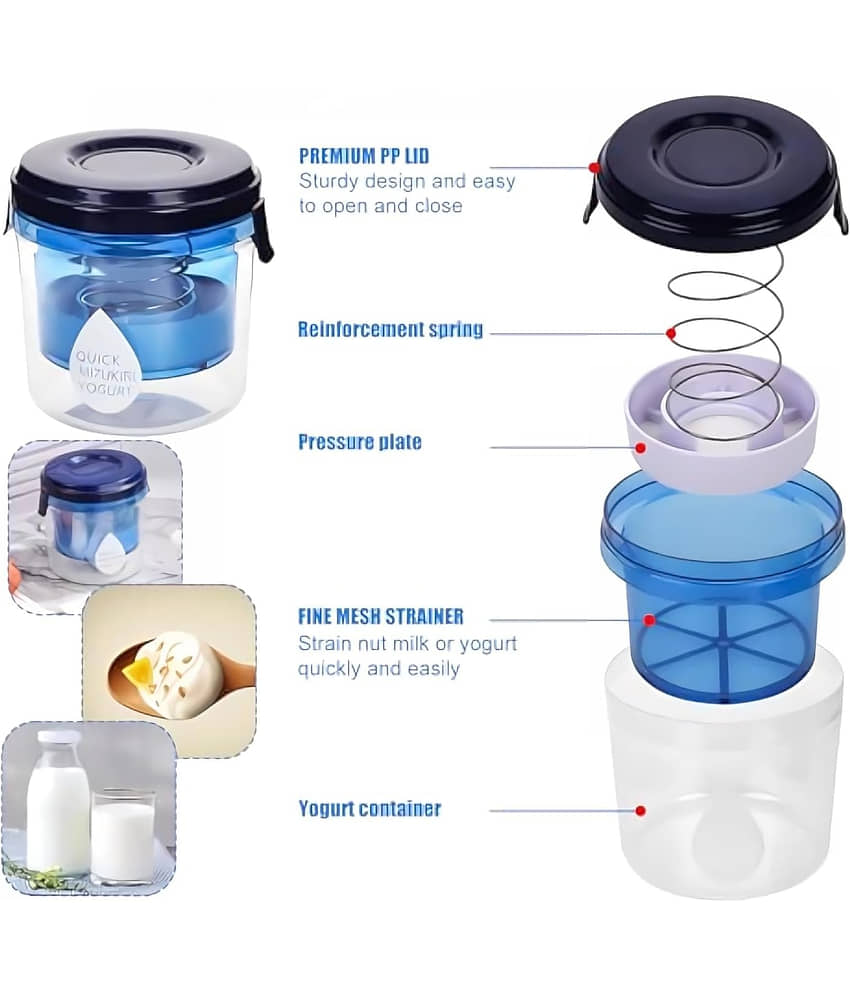Hung curd maker, greek yogurt maker, yogurt strainer, curd strainer, plastic curd maker, paneer strainer, home made yogurt tool, kitchen tools for dairy, thick curd container, Greek Yogurt Strainer Maker, Yogurt Cheese Maker, Juice Food Nut Milk Strainer view 2