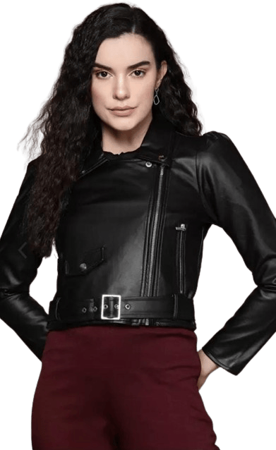 Women Leather Jacket view 2