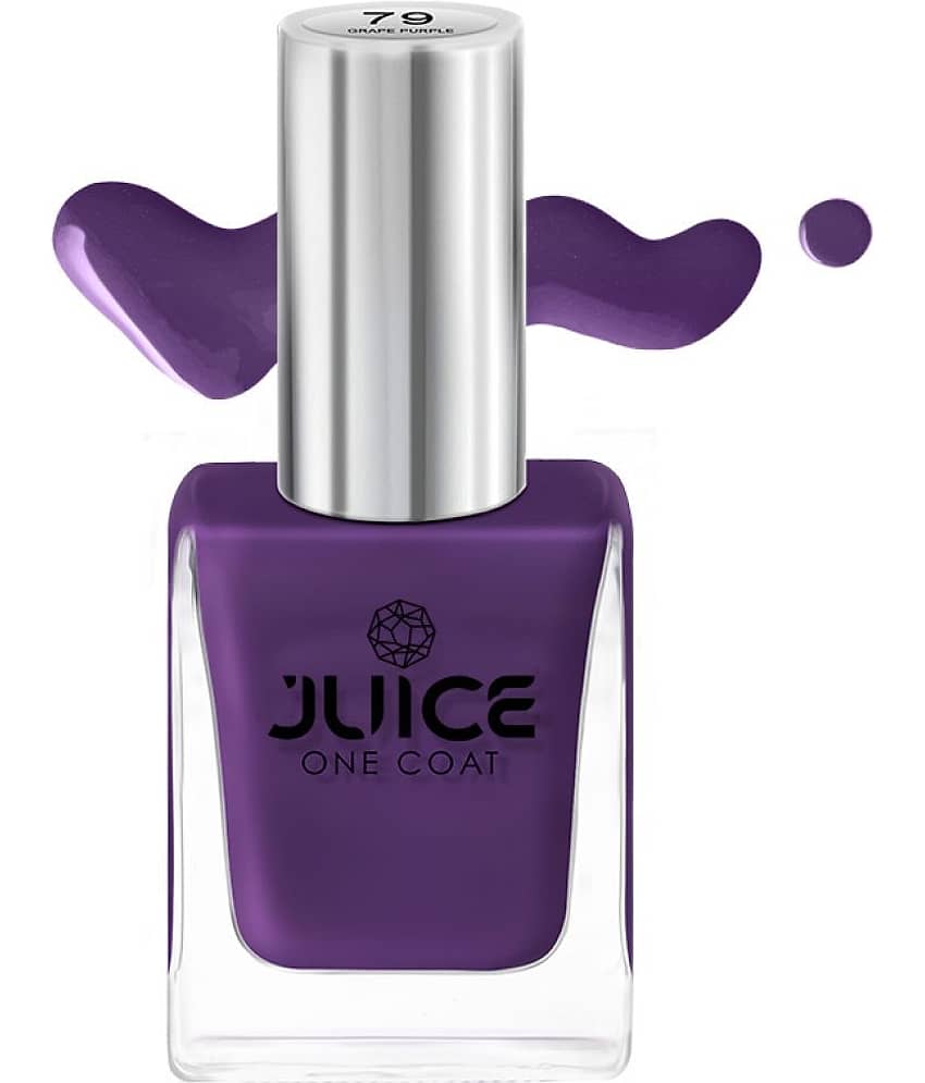 Juice - Purple Glossy Nail Polish ( Pack of 3 ) view 2