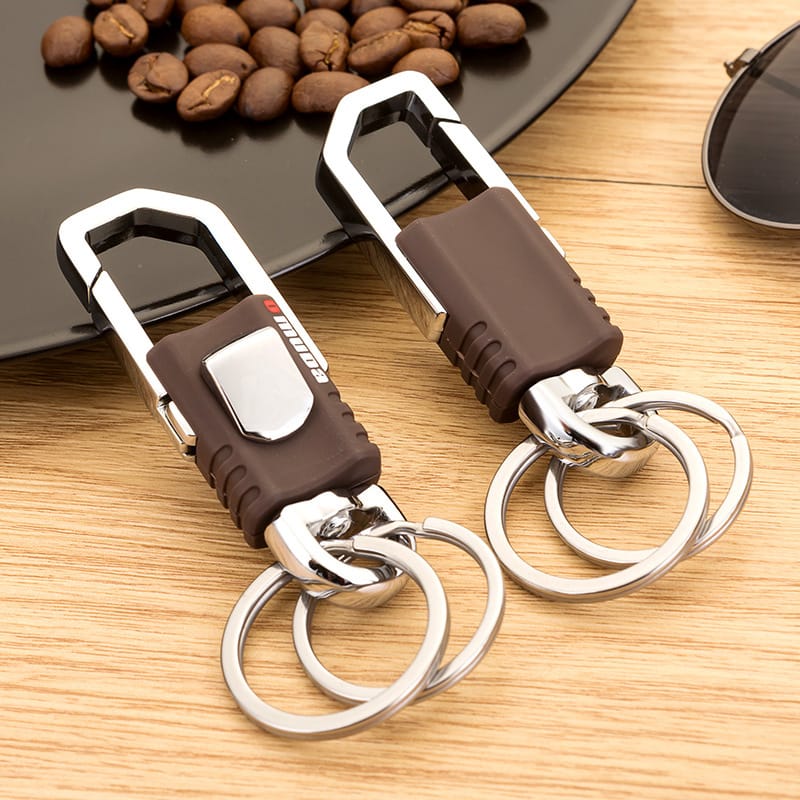 RainSound Metal hook Keychain for car bike Keys, Stylish Keyring for men view 2