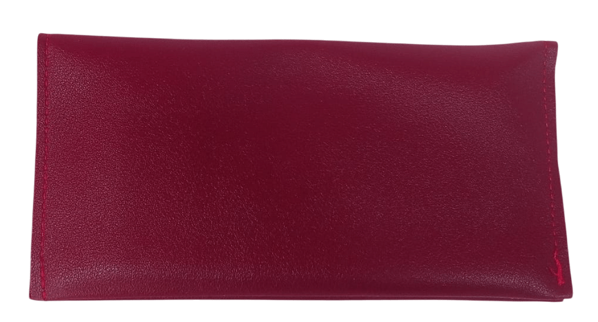 Women's Designer Wallet with Lock - Red view 2