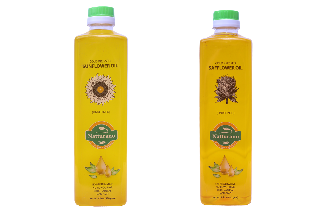 Sunflower oil 1l +safflower oil 1l