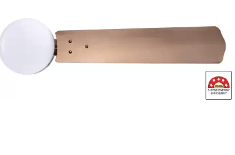 AIRELEC GLORIA BRASSICA BLDC CEILING FAN 0.5W LED WITH REMOTE 5 Star 1200 mm 6 Blade Ceiling Fan (BLDC Motor with Remote | Metallic Golden | Pack of 1) view 2
