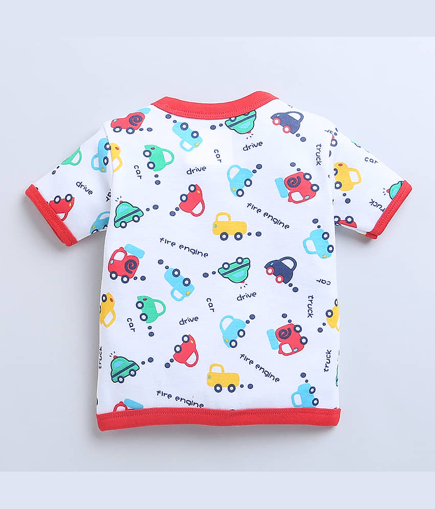 BUMZEE Pack of 3 Baby Boys Cotton T-Shirt ( White ) view 2