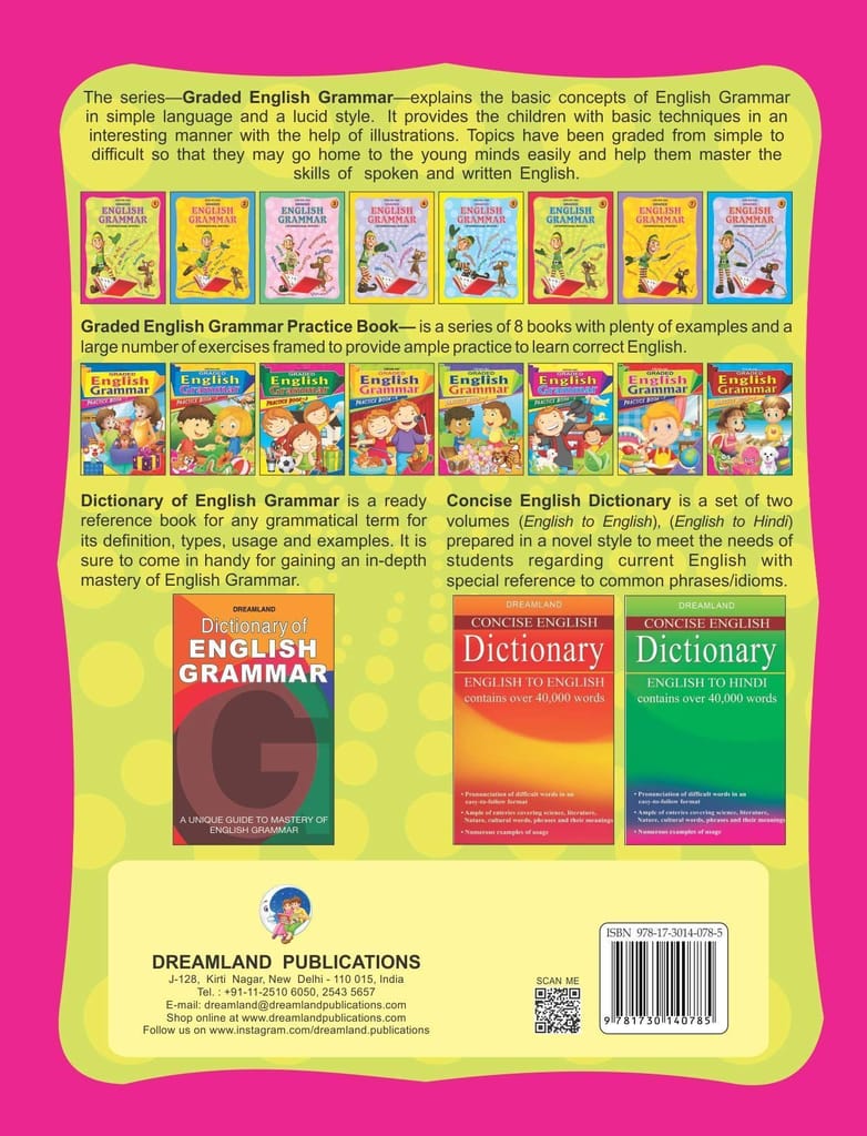 Graded English Grammar Book -1 [Paperback] Dreamland Publications view 2