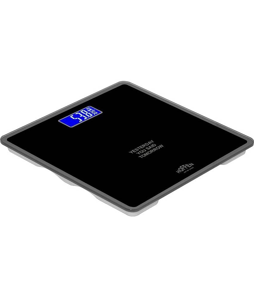Hoffen Venus HO-18-Black-Digital Electronic Personal Body Health Fitness Check up Weighing Scale HO-18-Black Black view 2