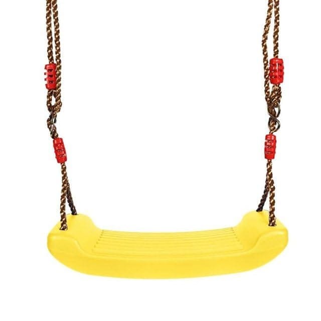 REZNOR Kids Indoor Outdoor Plastic Swing Seat with Hight Adjustable Rope Strong Tree Swing for Playground Backyard Holds 120kg for 3-12 Years Kids Children view 2
