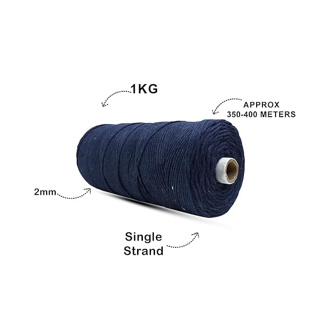 Pari 2mm Cotton Macrame Cords Online at Best Price in India view 2