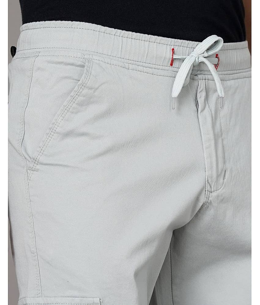 Paul Street Grey Slim Cargos ( Pack of 1 ) view 2
