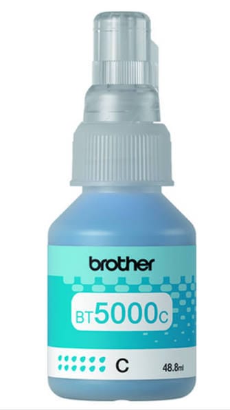 Brother 5000c Cyan Ink Bottle view 2
