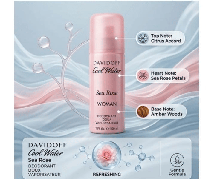Davidoff Cool Water Sea Rose Deodorant for Women view 2