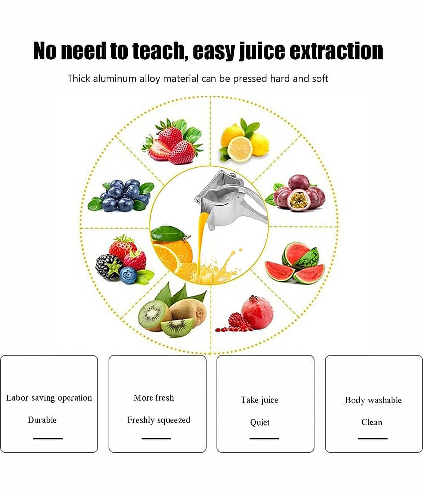 FULKIZA Aluminium Steel Manual Juicer ( Pack of 1 ) view 2