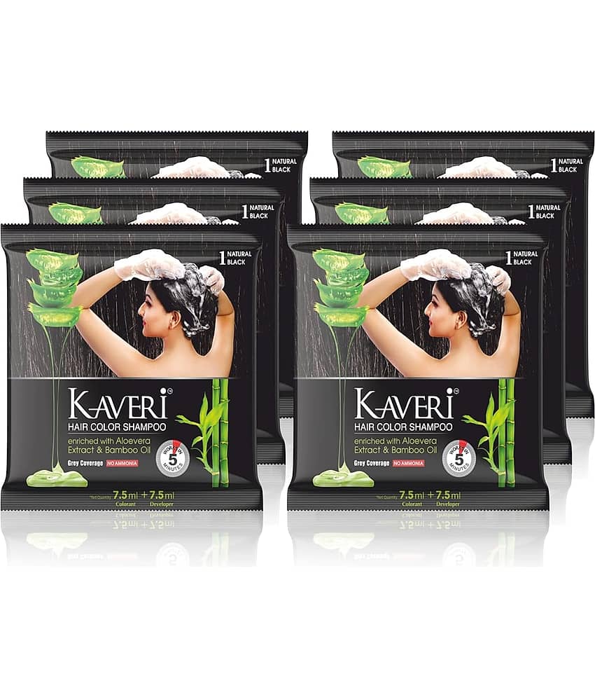 Kaveri Natural Temporary Hair Color 180 g Black