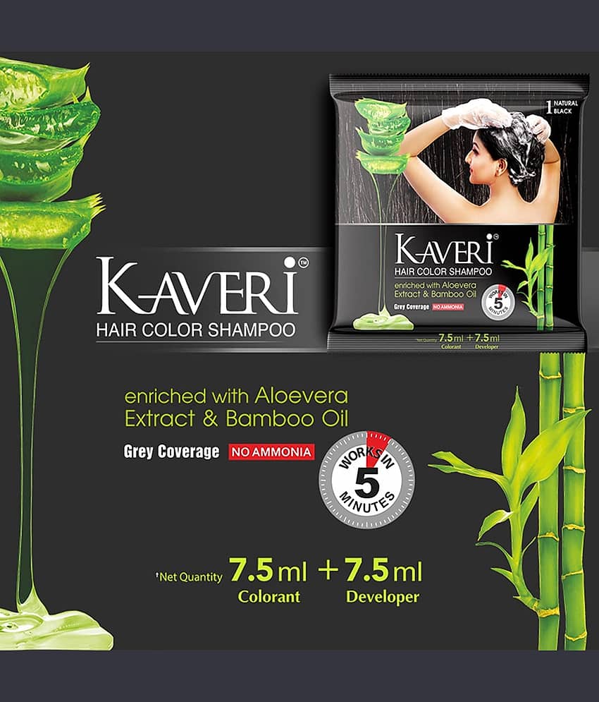 Kaveri Natural Temporary Hair Color 180 g Black view 2